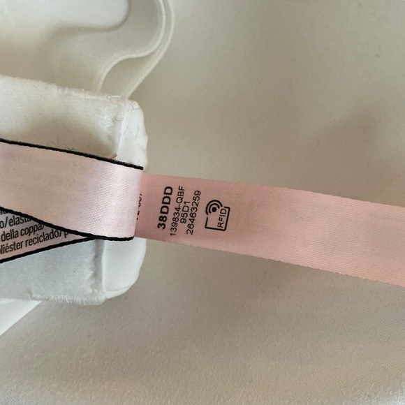 Victoria’s Secret Lightly Lined Wireless T-Shirt Bra in White Sz 38DDD NWT - Picture 8 of 8